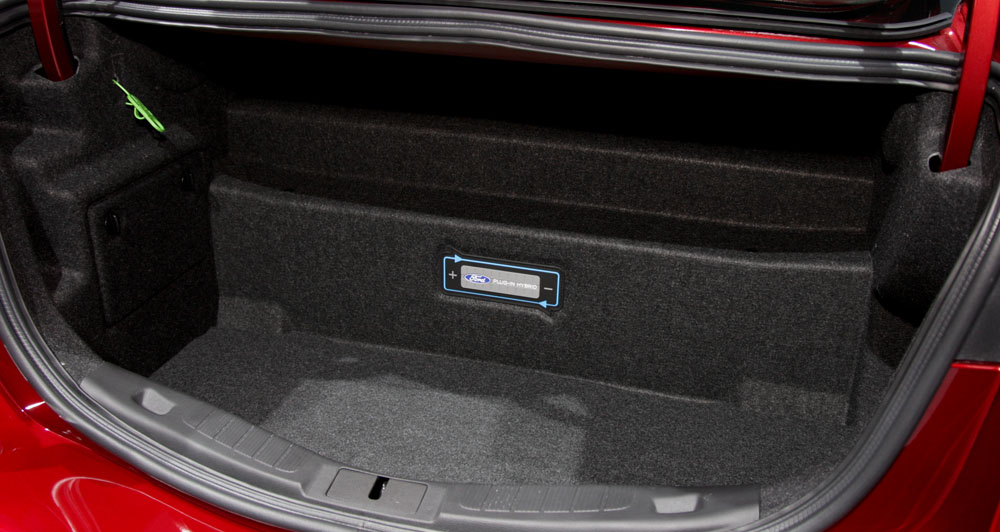Ford fusion energi trunk space #1