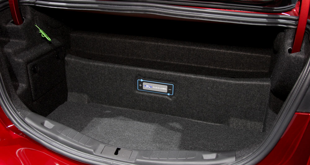 Ford fusion trunk space #1